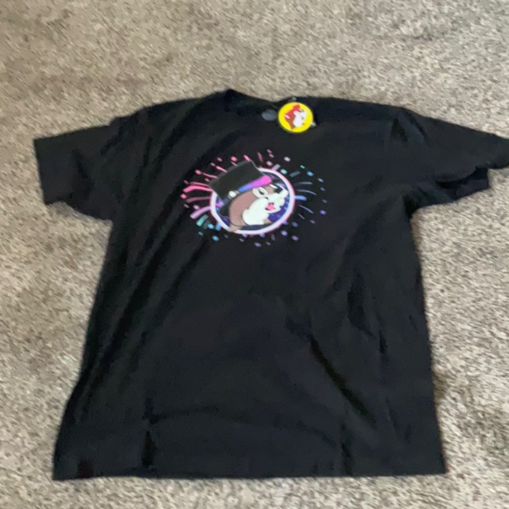 New Glow in the Dark Buc-ee’s New Years Eve T-Shirt Size: L